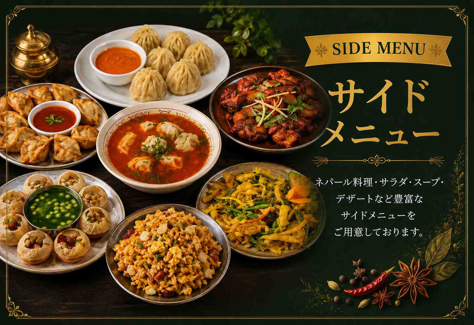 シラビヤ サイドメニュー