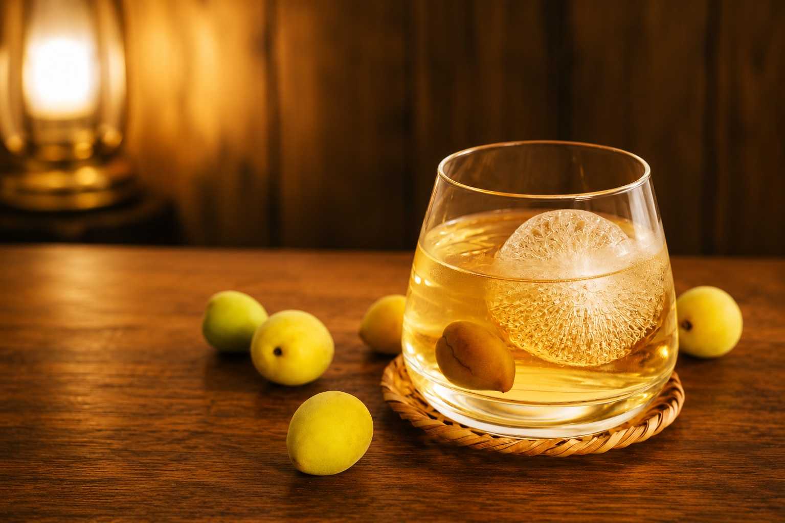 ドリンク（Plum Liqueur 梅酒）